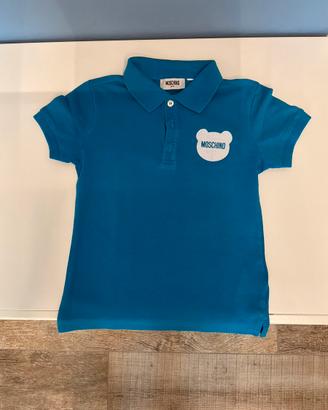 Polo Moschino blu-8 anni