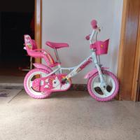 Bicicletta da Bambina misura 12 UNICORN DINO BIKES