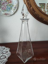 Bottiglia Caraffa in cristallo Art Déco