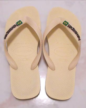 HAVAIANAS BRASILLOGO uomo donna 37 38 piscina mare