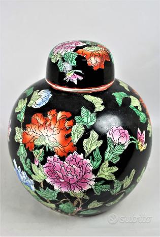 Vaso Cinese in ceramica smaltata