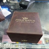 scatola Philip Watch per orologi in pelle nuova 