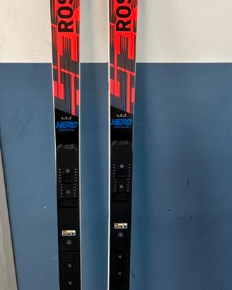 Coppia sci Rossignol GS 185 A27 Titanal NUOVI
