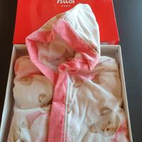 Accappatoio bambina rosa