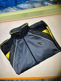 Diadora Giacca Ragazzo Taglia S Nero Giallo