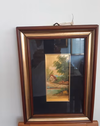 quadro Barj Buzzoni lamina in oro,
