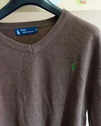 PULLOVER COLLO A V UOMO TAGLIA 2XL