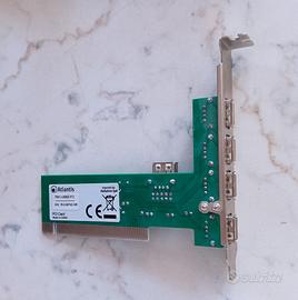 Scheda PCI espansione 5 USB 2.0