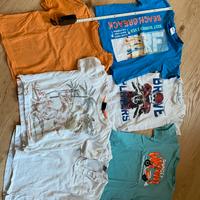 Set T-shirt magliette maniche corte 2 anni