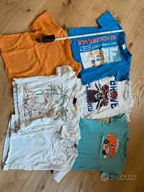 Set T-shirt magliette maniche corte 2 anni