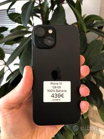 iPhone 15 100% Batteria