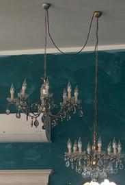 lampadari cristallo vintage epoca 