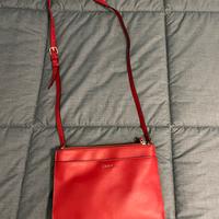 Borsa tracolla DKNY rossa pelle saffiano