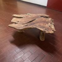 Tavolino arredo in legno Teak