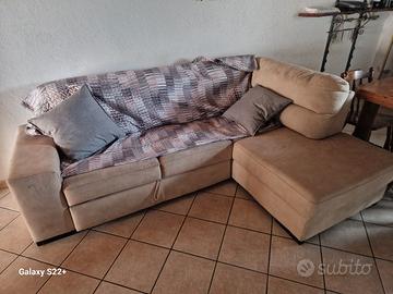 divano letto  con penisola