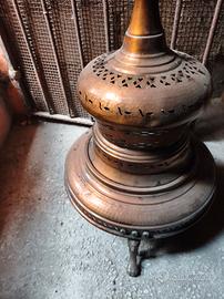 braciera antica in rame originale 