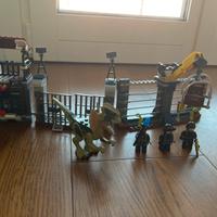 Jurassic world fuga del dilophosauro