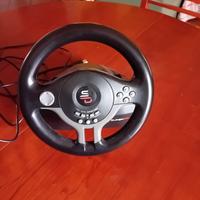 VOLANTE CON PEDALIERA 