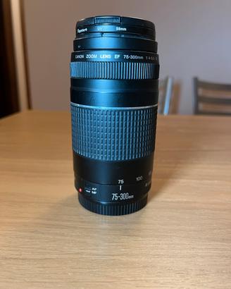 Obiettivo Canon zoom EF 75-300 4-5.6 III