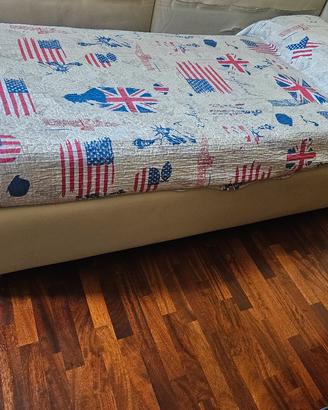 letto singolo con contenitore 