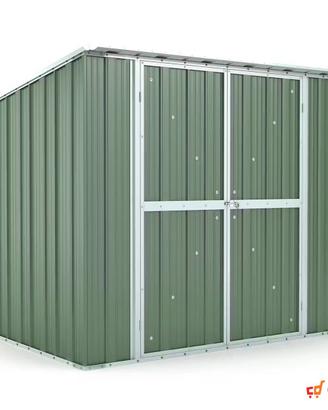 Casetta in lamiera box Acciaio 231x175 cm verde