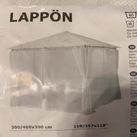 LAPPON Zanzariera per Gazebo 3x3m NUOVA