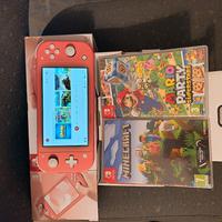 Nintendo switch Lite Pink + 2 giochi