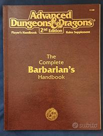 AD&D manuale "The complete Barbarian's Handbook"