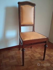 sedie in pelle 