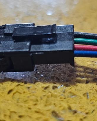 16 PEZZI connettore a 4 pin per strisce a led RGB