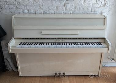 pianoforte verticale bianco furstein farfisa