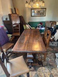 Tavolo fratino in legno massello