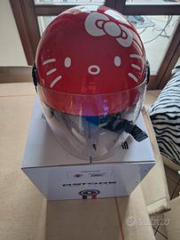 casco moto bimba hello kitty