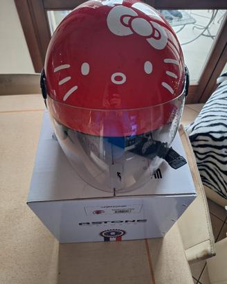 casco moto bimba hello kitty