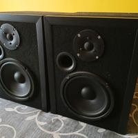 Casse Ciare 160w due vie + amplificatore