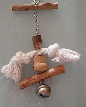 passatempo altalena gioco per pappagalli 