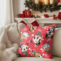Federa cuscino divano natalizia 40x40 topolino