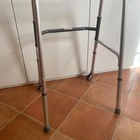 Deambulatore Fisso Pieghevole in Alluminio