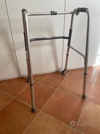 Deambulatore Fisso Pieghevole in Alluminio