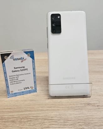 Smartphone Samsung Galaxy S20FE 128GB Bianco Usato