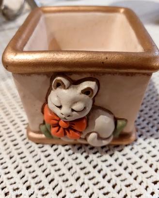 vaso portacandele in ceramica della Thun