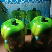 Set sale e pepe "Master ", in ceramica vintage