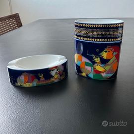 Set fumo (posacenere e portasigarette)  Rosenthal