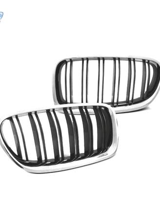 GRIGLIE BMW F10 F11 10-16 LOOK M5 CROMATO NERO LUC