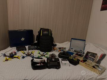 Lotto droni FPV: Fatshark, TX16S, 6 Droni, Torvol