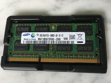 Memoria RAM Samsung 2GB 2Rx8 PC3 -10600S