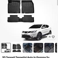 Tappetini Nissan Qashqai