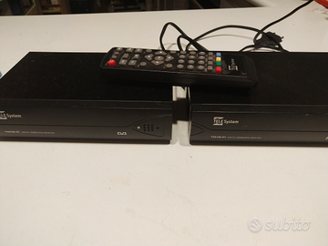 N. 2 Decoder Telesystem Ts 6100 Dt