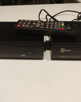 N. 2 Decoder Telesystem Ts 6100 Dt