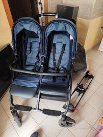 Passeggino gemellare peg perego